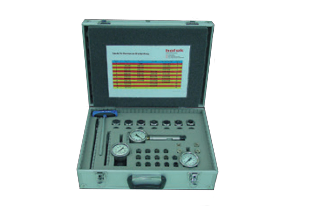Coolant pressure gauging-kit big for machining centers (BAZ) and deep hole drilling machines