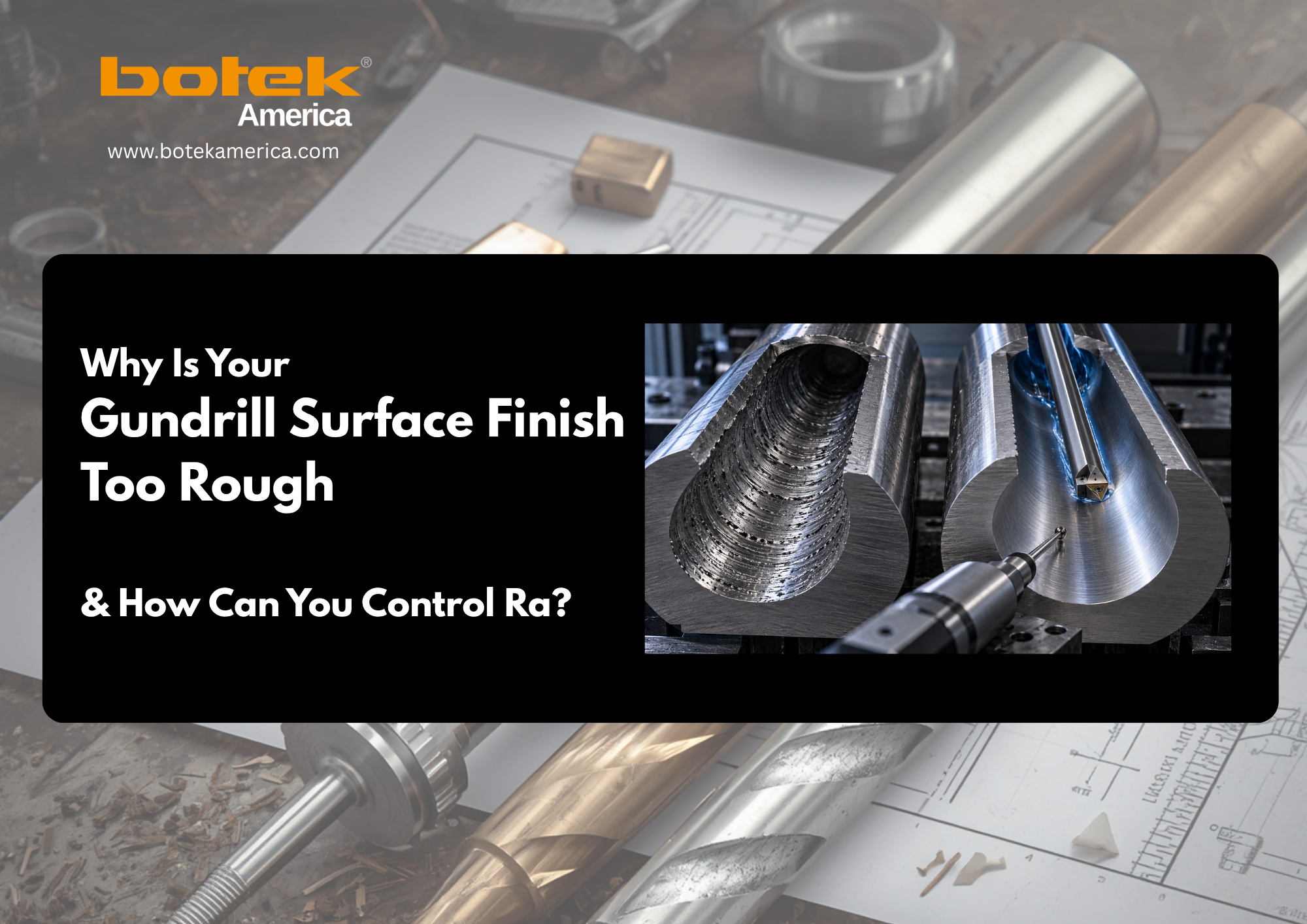 Why Is Your Gundrill Surface Finish Too Rough and How Can You Control Ra