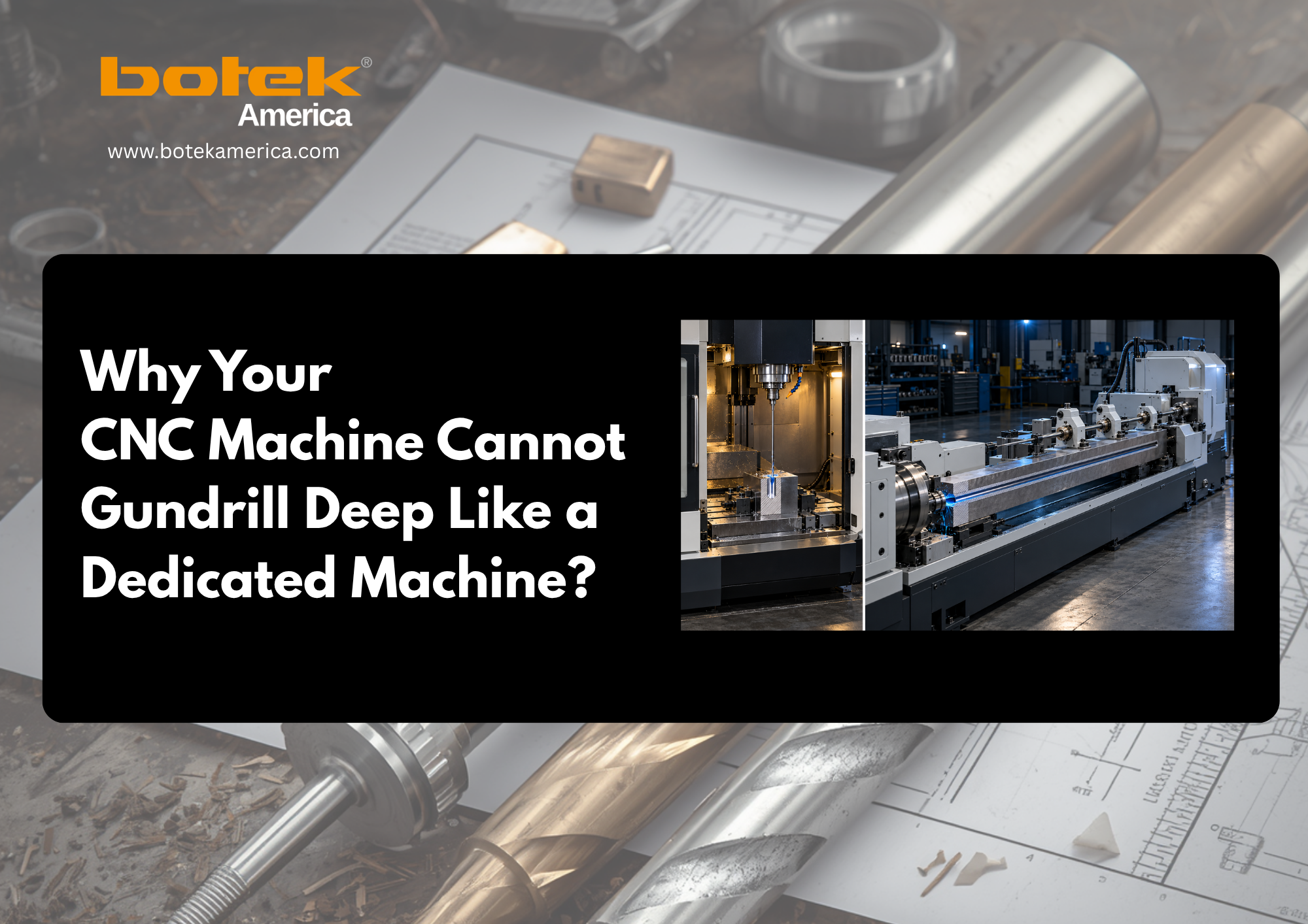 Why Your CNC Machine Cannot Gundrill Deep Like